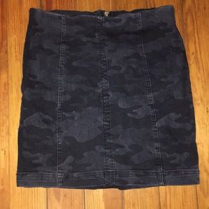 Camo Modern Femme mini skirt from Free People